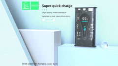 White VEDENMENV FAST CHARGING 10000mAh Power Bank (22.5W)