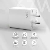 67W Sonic Charge Combo | Laptops, Tablets, & Mobile Charger|(Adapter + USB to Type C Cable)| Mi/Xiaomi/Redmi Charger|Superfast 6A Type C Included