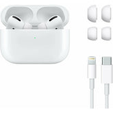 The Airpod 2 comes with a wireless charging case, an iOS and Android compatible charging cable, and active noise cancellation.