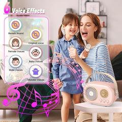 Mint green Kids Portable Bluetooth Wireless Karaoke Speaker—NEWOT