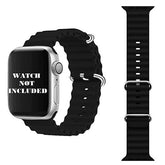 New Flexible Silicone Ocean Sport Watch Straps for Men and Women, Compatible with Apple iWatch Replacement Bands, Available in 38mm, 40mm, and 41mm Strap Sizes 43 mm 44 mm 45 mm 49 mm iWatch Collection