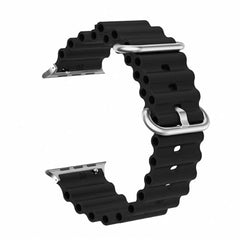 New Flexible Silicone Ocean Sport Watch Straps for Men and Women, Compatible with Apple iWatch Replacement Bands, Available in 38mm, 40mm, and 41mm Strap Sizes 43 mm 44 mm 45 mm 49 mm iWatch Collection