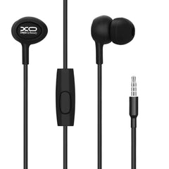 Earphones with the Simple Is Beauty design Headphones Black Earbuds with Mic