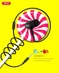 Earphones with the Simple Is Beauty design Headphones Black Earbuds with Mic