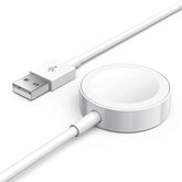 iWatch Series 5/4/3/2/1 Wireless Magnetic Smartwatch Charging Cable 44, 42, 40, and 38 mm (White)