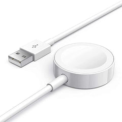 iWatch Series 5/4/3/2/1 Wireless Magnetic Smartwatch Charging Cable 44, 42, 40, and 38 mm (White)
