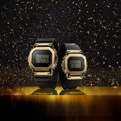 Wisewear - dazzling Elegant Metal Digital Watch in Gold For Men