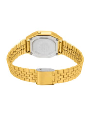 Wisewear - digital watch with a metal strap (Gold) For Men And Women