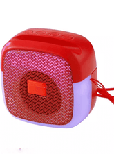 DJ Bass Wireless/Outdoor/Indoor M424SP Bluetooth Speaker with Mobile Holder, Microphone, USB, SD Card Slot, and FM Support; Portable Rechargeable Bluetooth Speaker with Flashing LED Light (multicolor)