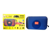 RGB lights and a Bluetooth speaker with a mobile stand IPX6 Waterproof, TWS Mode, Strong Bass, and Super BASS 5W Sound Nine hours of playtime, Support for USB, AUX, and MicroSD cards