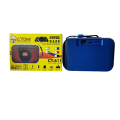 RGB lights and a Bluetooth speaker with a mobile stand IPX6 Waterproof, TWS Mode, Strong Bass, and Super BASS 5W Sound Nine hours of playtime, Support for USB, AUX, and MicroSD cards