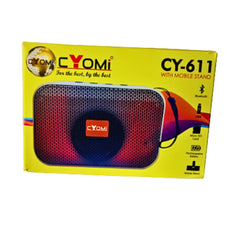 RGB lights and a Bluetooth speaker with a mobile stand IPX6 Waterproof, TWS Mode, Strong Bass, and Super BASS 5W Sound Nine hours of playtime, Support for USB, AUX, and MicroSD cards