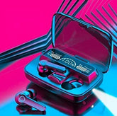 The M19 Wireless Earbuds are a compact, portable sports waterproof stereo in-ear earphone that comes with a large screen dual LED digital display and touch Bluetooth functionality.