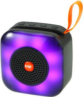 The portable Bluetooth speaker MZ M27VP Bluetooth speaker with RGB 5 W and 1200mAh battery that produces dynamic thunder sound (multicolor, stereo channel)