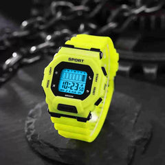 For boys and girls (ages 5 to 17), the Time Up Digital Dial 2023 Shock-Proof Water & Dust Resistant Alarm Stopwatch Student Watch is model number GSK-101.