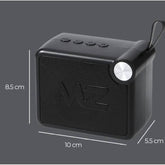 MZ406 Bluetooth speakers: 56 W Bluetooth speaker (black, 2.1 channel) compatible with FM radio and all smartphones (red)
