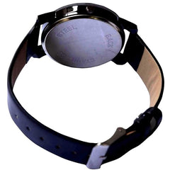 Wisewear - Analog Round Dial Radd Watch with Black Dial and Black Colored Strap for Men and Women