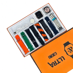 Change straps daily with the 7-in-1 Strap Series 8 Ultra 49 mm Smartwatch, which features 7 premium straps.