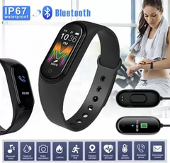 Wise wear-Calorie Burning Smart Fitness Band, VYXOO M5 (Black Strap, Free Size)