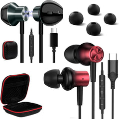 Magnetic Type C Earbuds with Hi-Fi Stereo and Wired Design