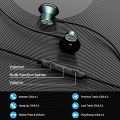 Magnetic Type C Earbuds with Hi-Fi Stereo and Wired Design