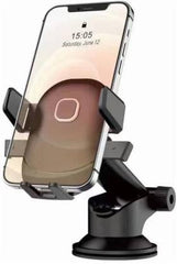 360-degree rotating long neck car cradle with one touch car mount for dashboard and windshield