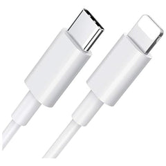 White USB-C Power Adapter 20W for Apple Watch, iPhone, and iPad without Data Cable