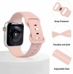 Wise wear-Pink Blood Pressure Smartwatch with a 4G Touch Screen and Bluetooth (Free Size, Pink Strap) - STROMBUCKS T500 For Women