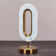 Glow sync- Tuch Control Crystal Table Desk Lamp,3-Way Dimmable Light,Night Desk lamp Night Lamp (12 cm, Gold)
