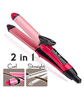 Tech novo - Women's 2-in-1 Hair Straightener and Curler