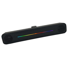 Computer Speaker USB Mini Soundbar with RGB Light, UGS-02 Gaming Speaker for PC, TV, Desktop, and Laptop