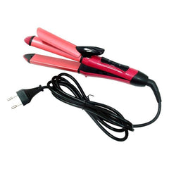Tech novo - Women's 2-in-1 Hair Straightener and Curler