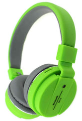 Trouble Audio - Bluetooth Headphones with Calling and Music Controls, FM and an SD Card Slot (Green)