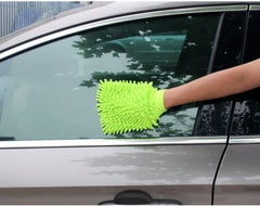Microfiber Wash Mitt Gloves with Two Sides