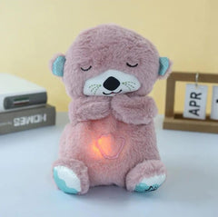 P SQUARE Breathing Sensory Sleep Glowing Music Lights Rhythmic Soft Teddy Toy