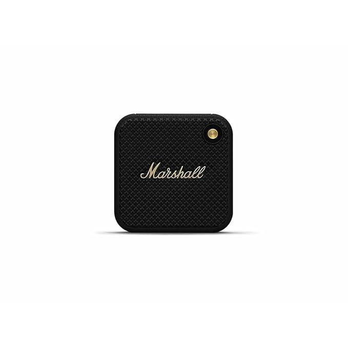 Marshall Willen Portable Bluetooth Speaker Dust- and water-resistant (IP67), with over 15 hours of portable playback