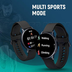 Wise wear-LOPAZ Standard Exercise Band D18 Smartwatch - Black Handle, Unrestricted Size