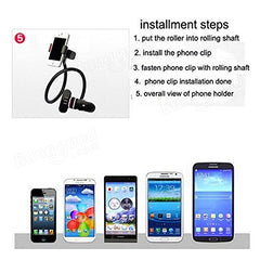 Mobliq - Flexible Car/Mobile Holder Stand for all Android Smartphones (Black)