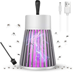 TechNovo - Electronic LED Mosquito Killer Machine Trap Lamp, USB Power Electronic, Theory Screen Protector Mosquito Killer lamp for Home (White)