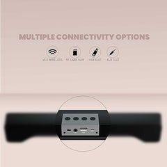 AURA D400 Wireless 20W Speaker with Aux/USB Port, RGB Lights, 4 Hour Playback, and 2400mAh Battery