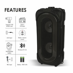 20W WIRELESS SPEAKER WITH DETATCHABLE BATTERY
