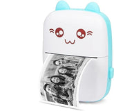 Mini Bluetooth Thermal Printer, Portable Label Printer Inkfree Printer Thermal Printer