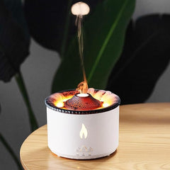 Humodi -Flame Air Diffuser Volcano Aroma Diffuser Ultrasonic Oil Diffuser 360mL Auto-Off Protection for Home,Office or Yoga, Gym.