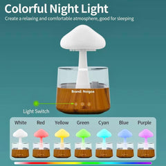Rain Cloud Humidifier: Raining Cloud Night Light Diffuser with 7 Colors LED Lights for Bedroom and Home, Perfect for Aromatherapy with Essential Oils