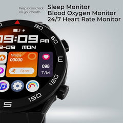 Ycom Alpha Waterproof Smartwatch for Men with Full Screen Touch Function, IP67 Waterproof Design, and 1.52" Display for Bluetooth Calling