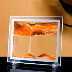 Tech-novo-Deoxys Moving Sand Art Picture, Dynamic Sand Picture, Desktop Sand Art Decorative Showpiece - 8 cm (Glass, Multicolor)