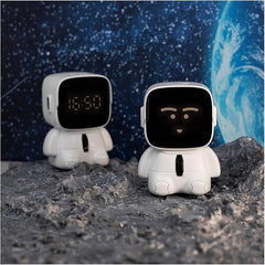 Cute Emotions Astronaut Digital LED Alarm Clock