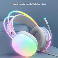 BT 500 - Gaming Headphones with Mic, Sound, and RGB Lights: