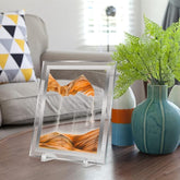 Tech-novo-Deoxys Moving Sand Art Picture, Dynamic Sand Picture, Desktop Sand Art Decorative Showpiece - 8 cm (Glass, Multicolor)