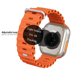 T10 Ultra Smart Watch with Beautiful Strap, Bluetooth Calling Smart Watch, 1.99" Touch Display with Fitness & Outdoor, Health & Medical Tracker, 8 Unique UI Interactions